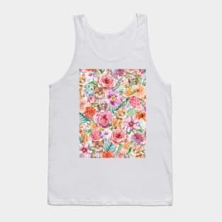 Kittens in flowers IV Tank Top